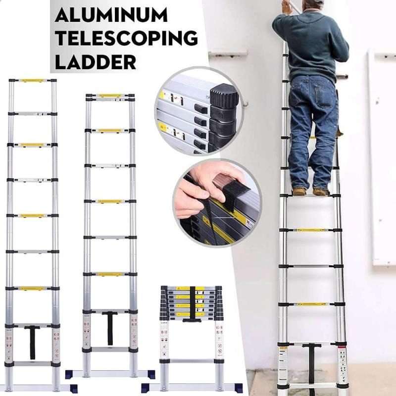 Nonslip Aluminum Ladder 10 Feet Hyper Cart